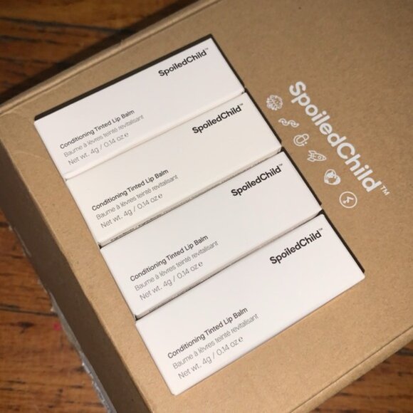 4x NIB Spoiled Child Conditioning Tinted Lip Balm in "Natural Pink" - Picture 1 of 2